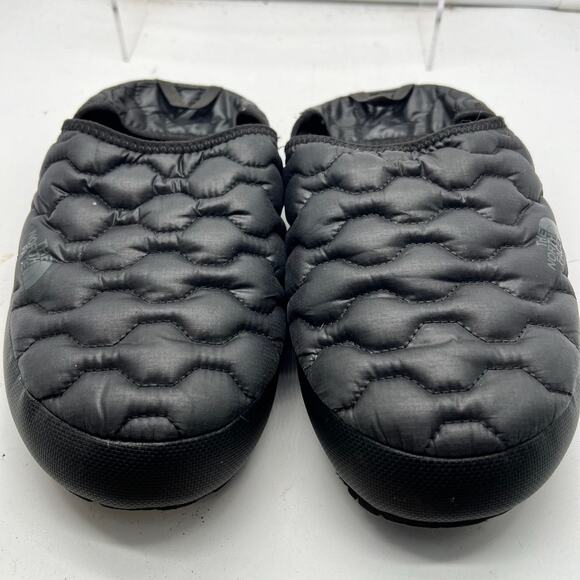 The North Face Thermoball Shoes Slipper Womens 10 Traction Mule Puffer Black - Picture 3 of 7